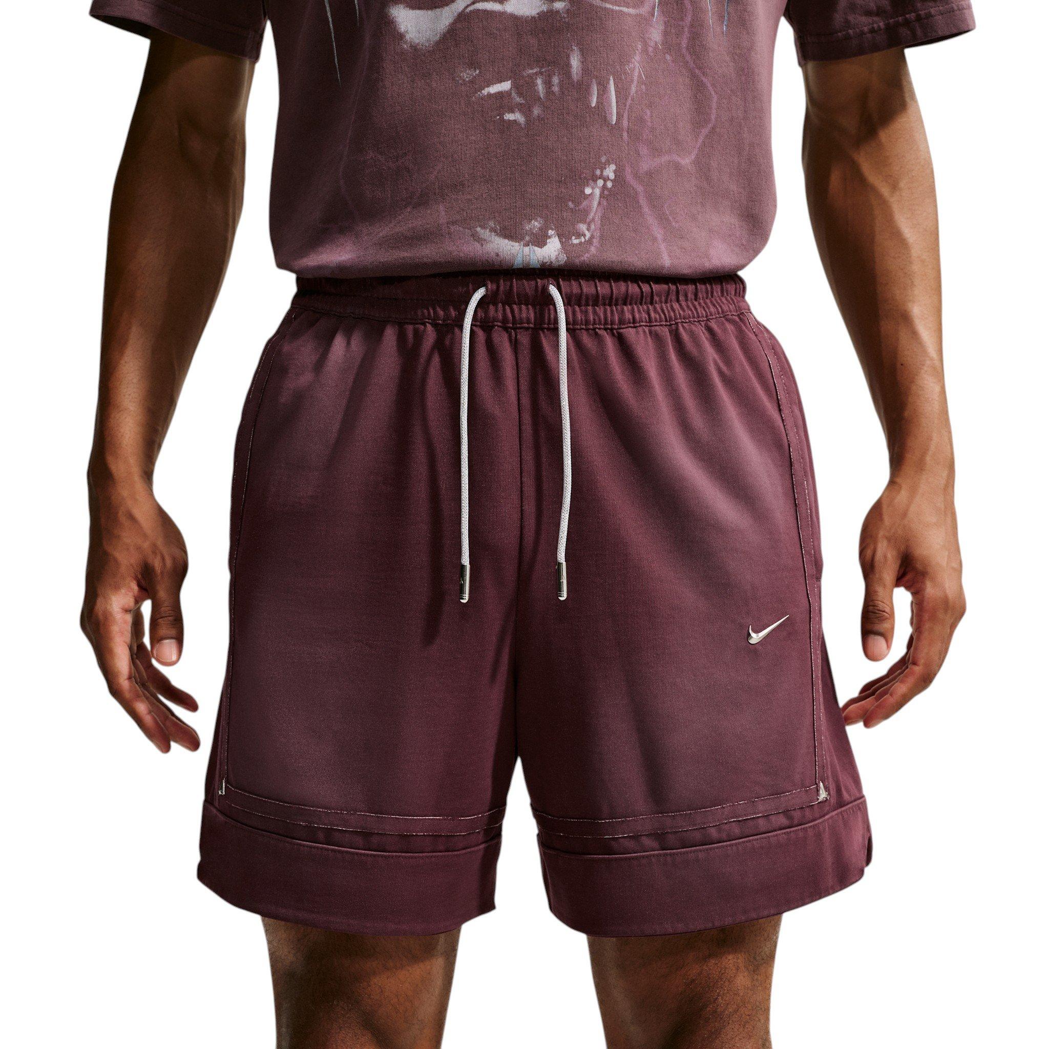 Nike Men's Ja Standard Issue 6" Basketball Shorts - Burgundy Crush - BURGUNDY